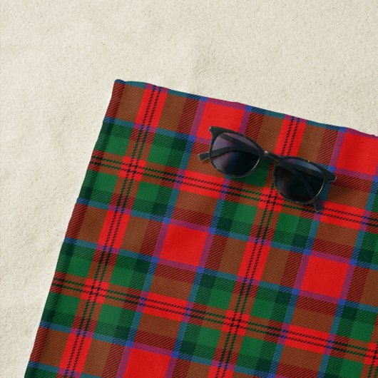 Serviette De Plage Scottish Accents Clan MacDuff Tartan (En situation)