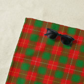 Serviette De Plage Scottish Accents Clan MacFie Tartan (En situation)