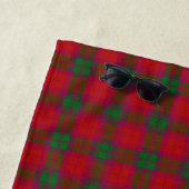 Serviette De Plage Scottish Accents Clan MacNab Tartan (En situation)