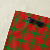 Serviette De Plage Scottish Accents Clan MacQuarrie Tartan (En situation)