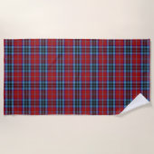 Serviette De Plage Scottish Accents Clan MacTavish Tartan (Devant)