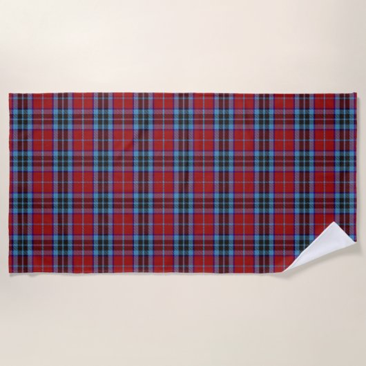 Serviette De Plage Scottish Accents Clan MacTavish Tartan (Devant)