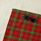Serviette De Plage Scottish Accents Clan Morrison Tartan (En situation)