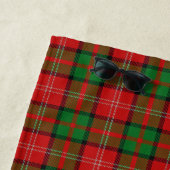 Serviette De Plage Scottish Accents Clan Nisbet Tartan (En situation)