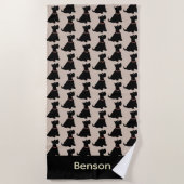 Serviette De Plage Scottish Terriers (Devant)
