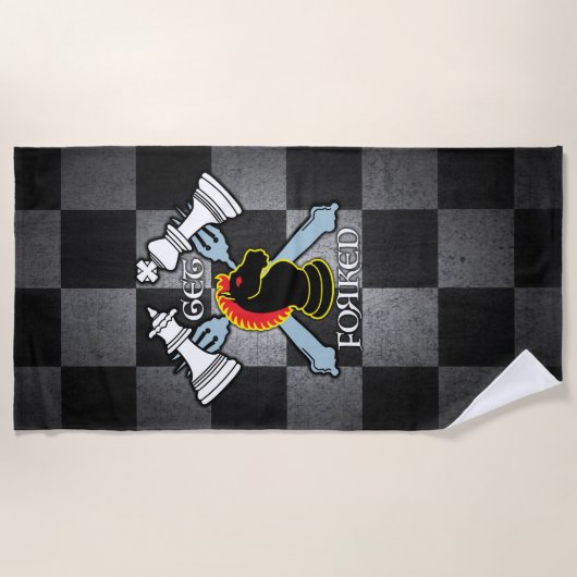 SERVIETTE DE PLAGE SE FAIRE FORCER (Devant)