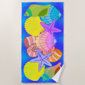 Serviette de plage Sea Shells (Devant)