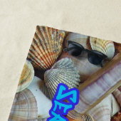 Serviette De Plage Sea Shells Mixed Beach Seashells (En situation)