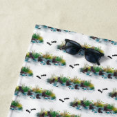 Serviette de plage Seal Pup Party (choisir la coul (En situation)