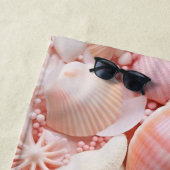 Serviette De Plage SeaShells (En situation)