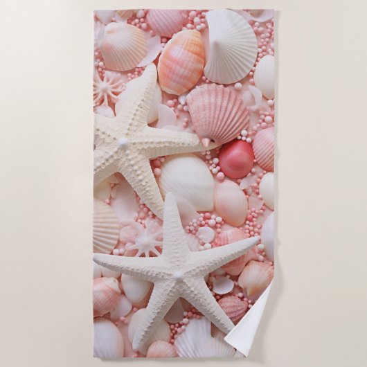 Serviette De Plage SeaShells (Devant)