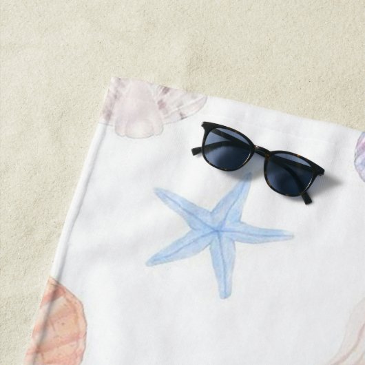 Serviette De Plage SeaShells (En situation)