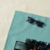 Serviette De Plage Seattle, Washington couvert de graffitis (En situation)