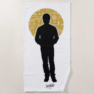 Serviette De Plage Seinfeld Jerry Seinfeld Silhouette