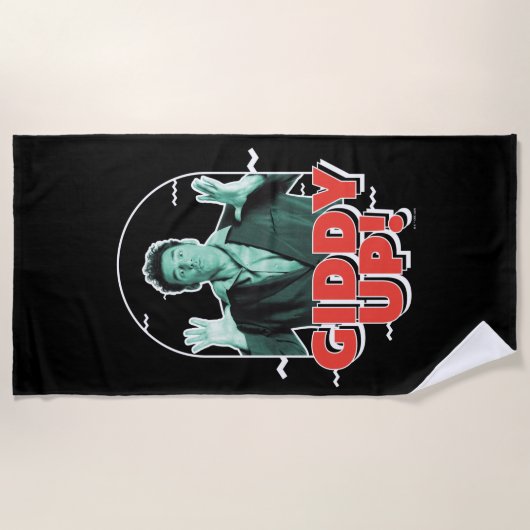 Serviette De Plage Seinfeld | Kramer - Giddy Up! (Devant)