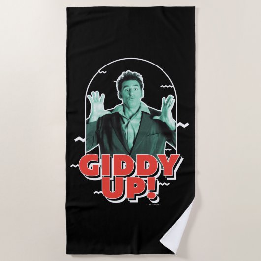Serviette De Plage Seinfeld | Kramer - Giddy Up! (Devant)