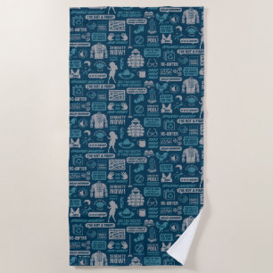 Serviette De Plage Seinfeld Motif de mème
