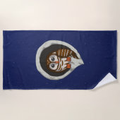 Serviette De Plage Selene the Owl Beach Towel (Devant)