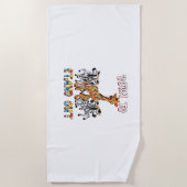 Serviette De Plage Sensibilisation sur l'autisme Les Garçons Sont Nés (Devant)