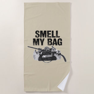 Serviette De Plage Sentez mon sac (puanteur de hockey)