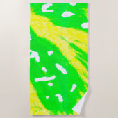 Serviette De Plage Sentiment heureux (Devant)