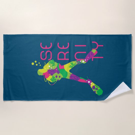 Serviette De Plage Sérénité (Devant)