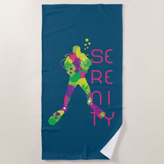 Serviette De Plage Sérénité (Devant)