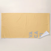Serviette De Plage Serenity Beach "Seaside" (Devant)
