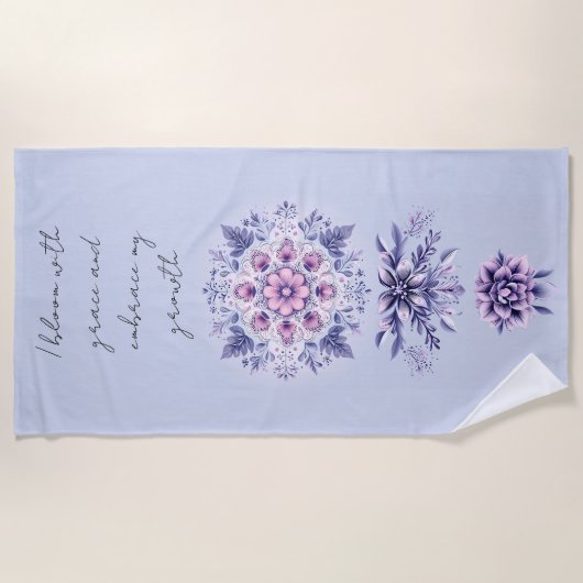 Serviette De Plage Serenity Mandala Beach Towne (Devant)