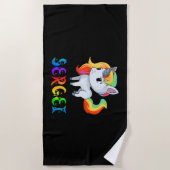 Serviette De Plage Sergei Unicorn (Devant)