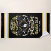 Serviette De Plage Serment de soldats (Devant)