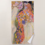 Serviette De Plage Serpents d'eau, Gustav Klimt<br><div class="desc">Serpents d'eau,  Gustav Klimt</div>