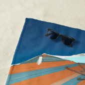 Serviette De Plage "Serviette de plage modèle inspirée par l'ours (En situation)