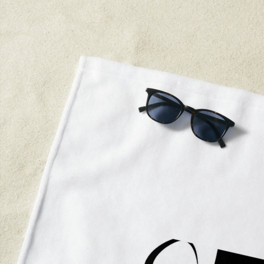 Serviette De Plage Serviette. Véritable série de vignes. UN (En situation)