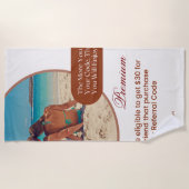 Serviette De Plage #ServietteDePlagePremium (Devant)