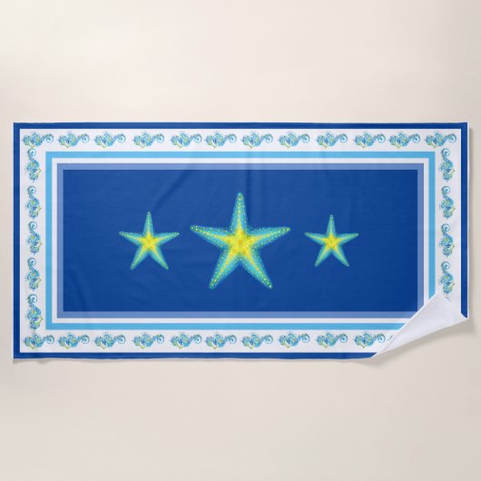 Serviette de plage Serviettes de plage Bord de mer (Devant)