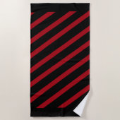 Serviette de plage Serviettes de plage Rouge et no (Devant)