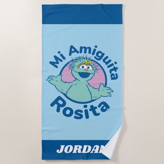 Serviette De Plage Sesame Street | Mi Amiguita Rosita (Devant)