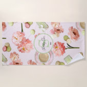 Serviette De Plage Set de Trendy Shabby Chic (Devant)