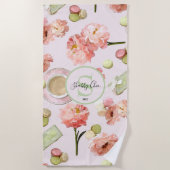Serviette De Plage Set de Trendy Shabby Chic (Devant)