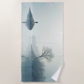 Serviette De Plage Seul dans la conception de la fosse (Devant)