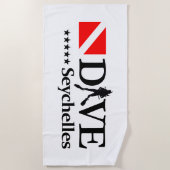 Serviette De Plage Seychelles DV4 (Devant)