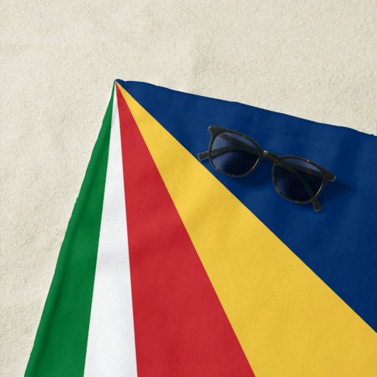 Serviette De Plage Seychelles Flag (En situation)