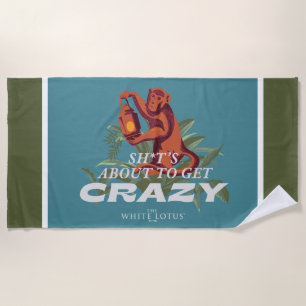 Serviette De Plage Sh*t est sur le point de devenir fou - Le Lotus Bl