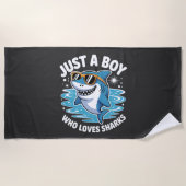 Serviette De Plage Shark Funny Quote  (Devant)