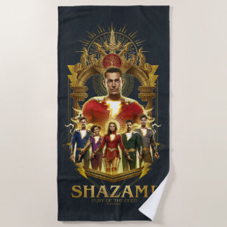 Serviette De Plage SHAZAM ! Furie des dieux | Cadre SHAZAMily