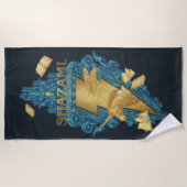 Serviette De Plage SHAZAM ! Furie des dieux | Le royaume des dieux Lo (Devant)