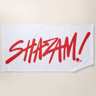 Serviette De Plage SHAZAM ! Furie des dieux | Logo Red Marker