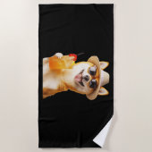 Serviette De Plage Shiba Inu (Devant)