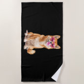 Serviette De Plage Shiba Inu (Devant)